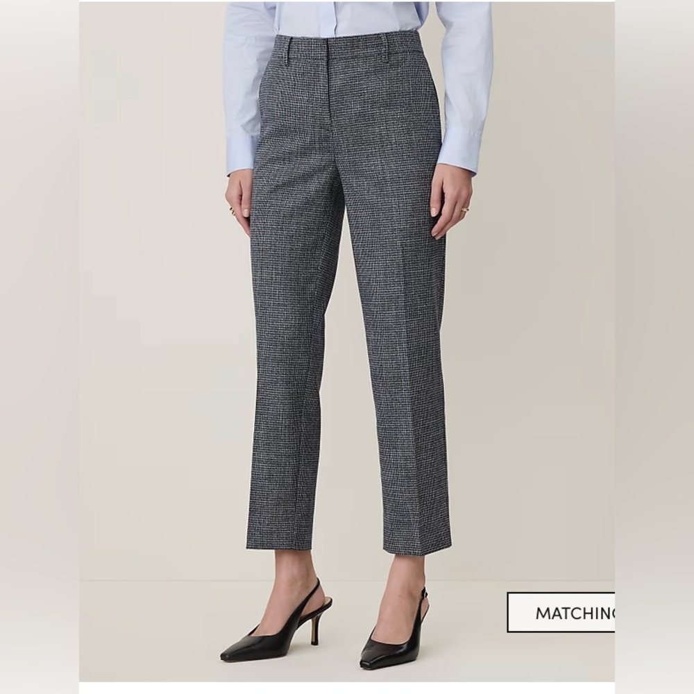 Ann Taylor gray plaid ankle-length dress pants 6P - New without tags